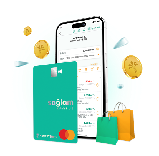 Kuveyt Türk Kampüs programı ile her harcamana altın puan!