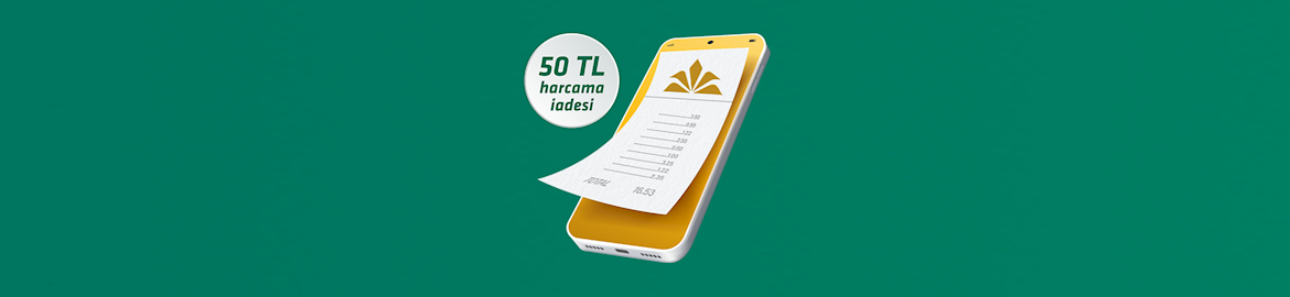 Kuveyt Türk Mobil’den Müşterimiz Olanlar Fatura Talimatında 50 TL Kazanıyor