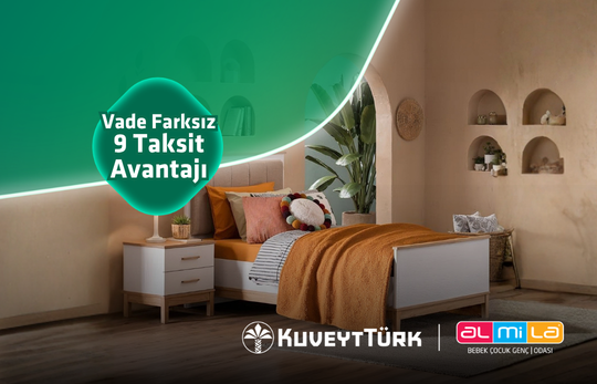 yatak odası yakımı ve 9 taksit yazısı