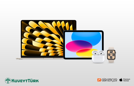 Apple marka laptop monito kulaklık ve akıllı saat