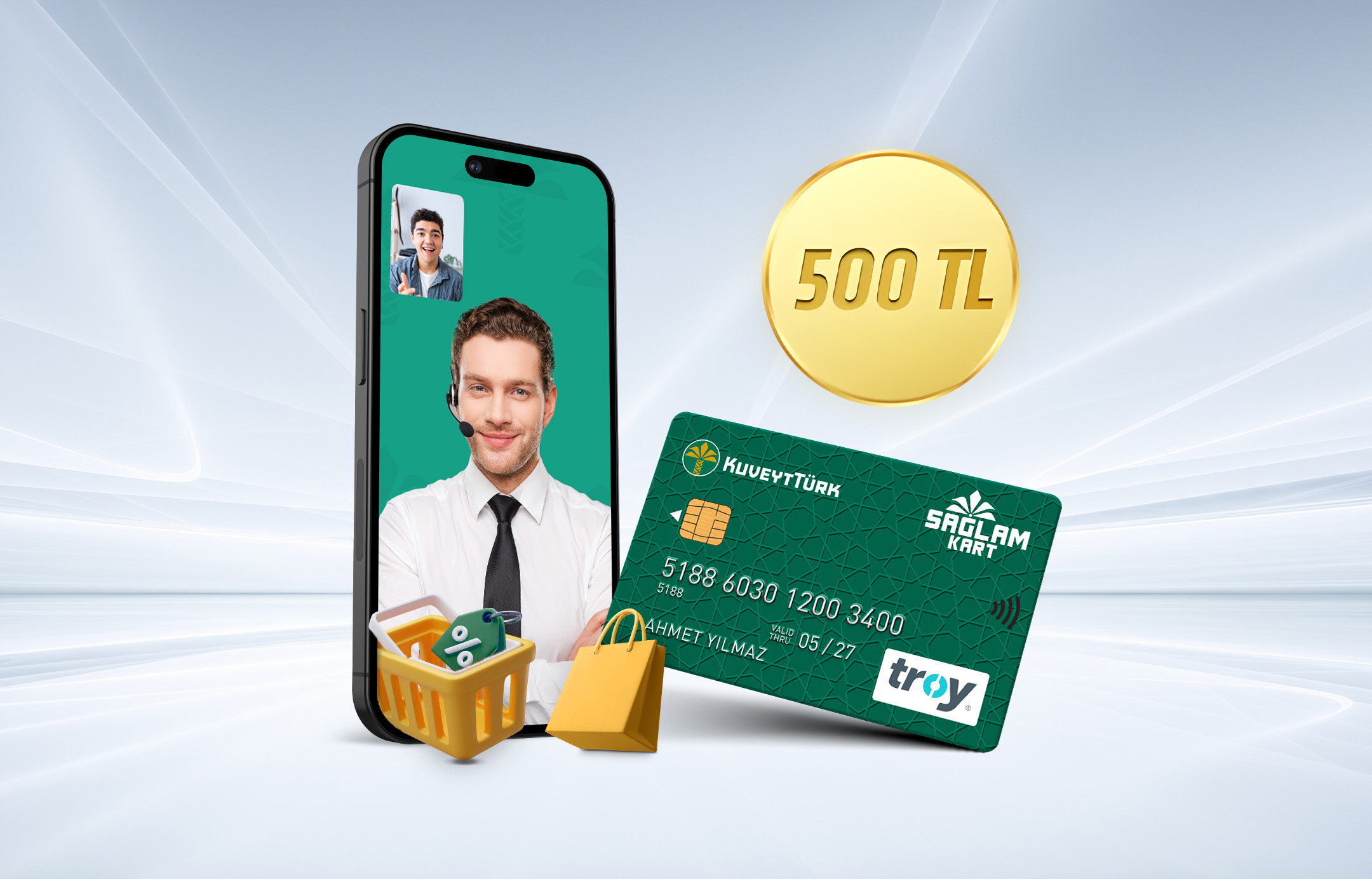 Kuveyt Türk Sağlam Kart 500 TL ödül kampanyası
