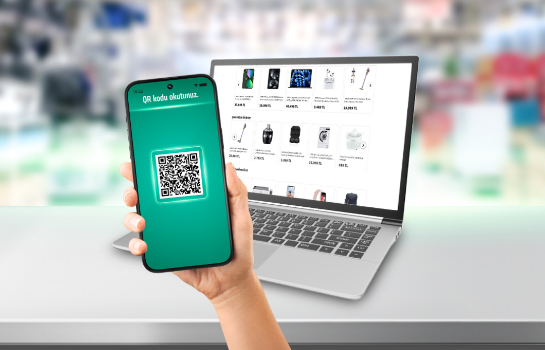 QR kod ile ödeme ekranı görseli