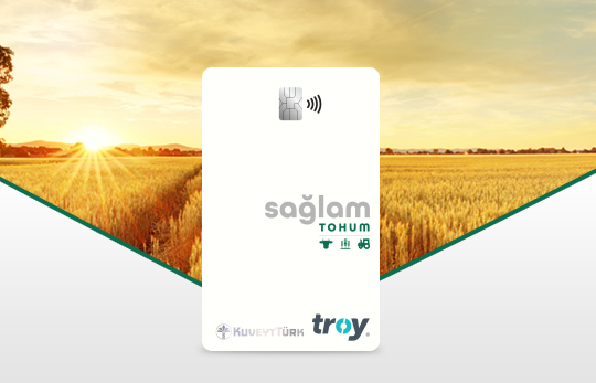 buğday tarlası önünde sağlam tohum kartı