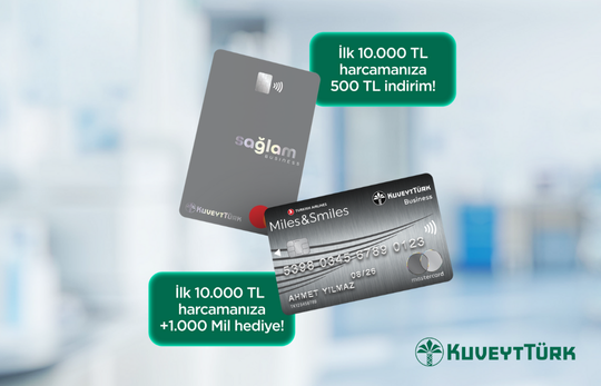 Sağlam Business ve Miles&amp;Smiles Business kredi kartları