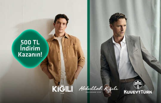 takım elbiseli erkekler ve kiğılı kampanya bilgisi