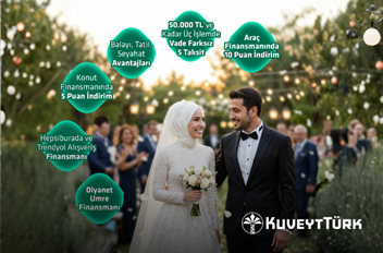 Evlilik paketi avantajları ve evlenen bir çift