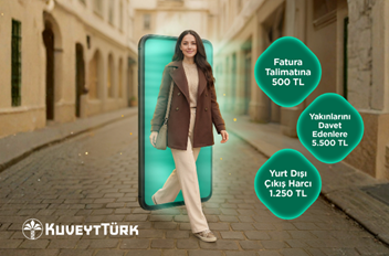 bir sokakta yeşil telefon içerisinden çıkan genç kadın