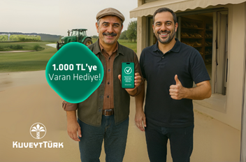 tuttuğu telefonda kuveyt türk mobil olup gülümseyen esnaf ve çiftçi