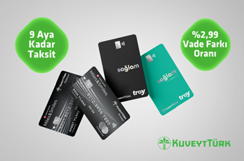 Kuveyt Türk Müşterilerine Özel %2,99 Oranlı Kar Paylı Taksitlendirme Fırsatı!