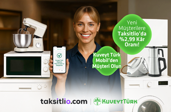 Taksitlio’nun anlaşmalı olduğu mağazalarda yapacağınız alışverişlerinizde yeni müşteriye özel %2,99 kar payı oranlı Taksitlio Alışveriş Finansmanı sizlerle!