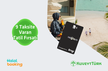 Sağlam Kart Sahipleri Halalbooking'de de Avantajlı!
