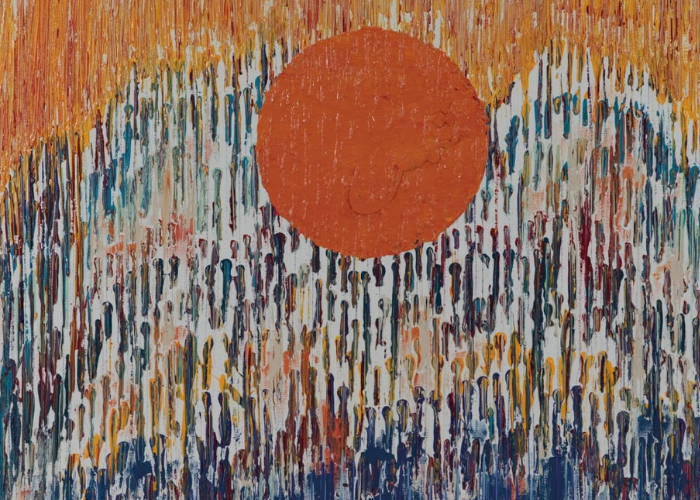 Ressam Sena Nur Karaoğlu gelenekten beslenen modern yorum sergisi Şems