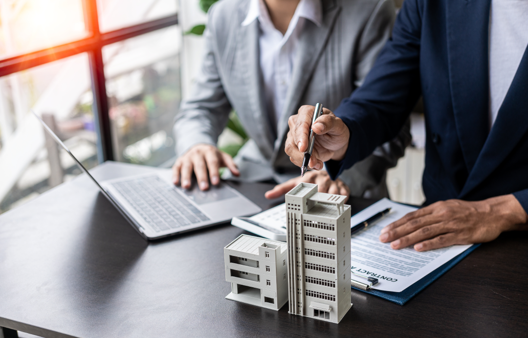 two people working on the corporate company