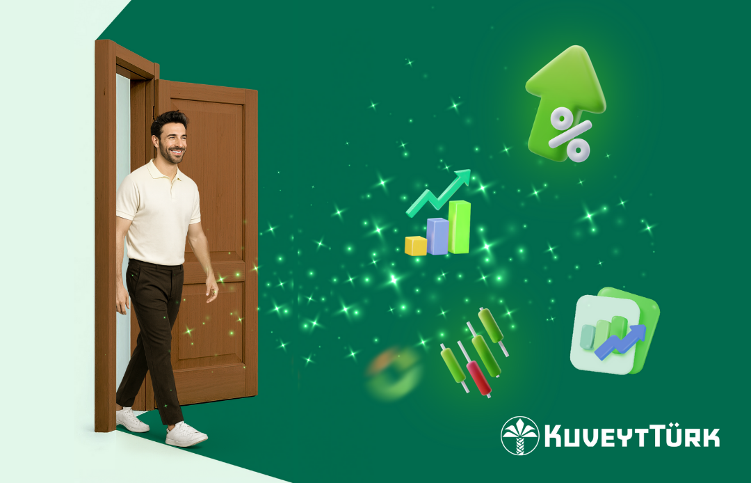 a male customer entering the advantages of the participation account through the door