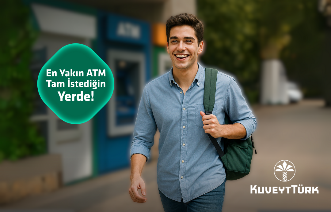 En yakın ATM ye istediğin yerden ulaşma imkanı