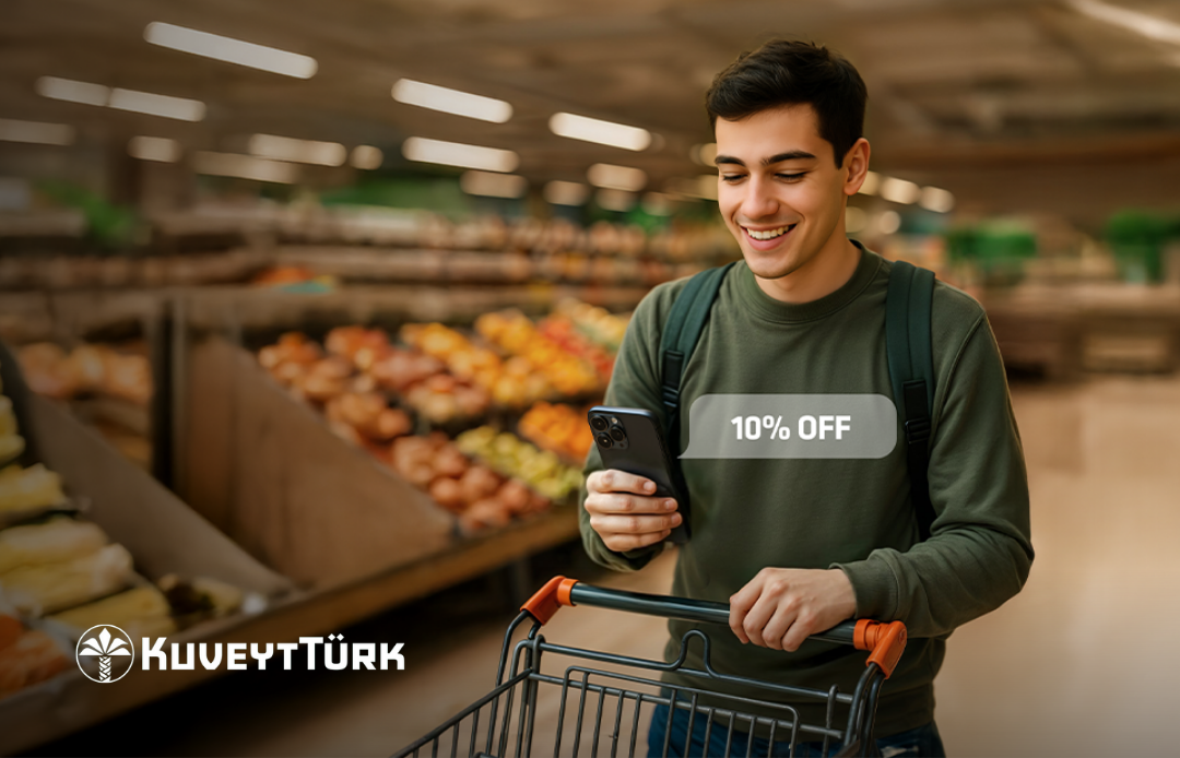 10% discount on grocery shopping!