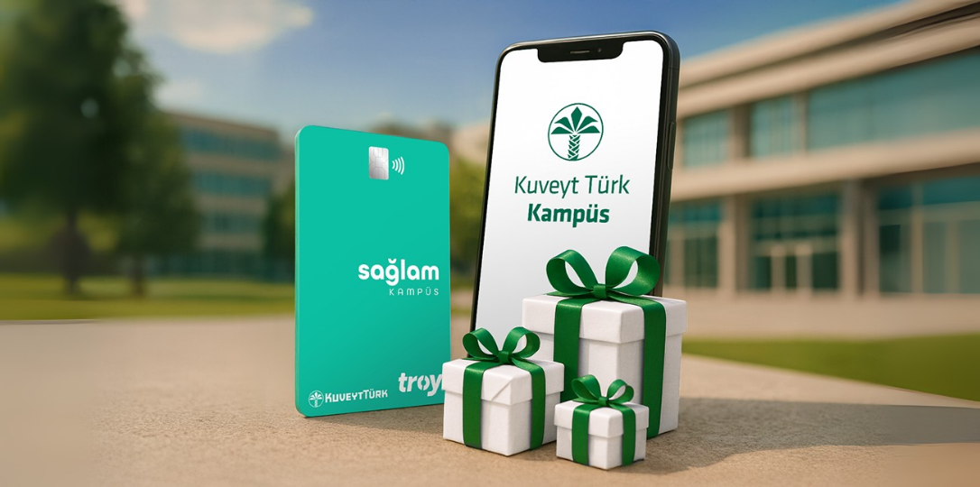 Kuveyt Türk Kampüsle öğrencilere özel avantajlar ve hediye fırsatları