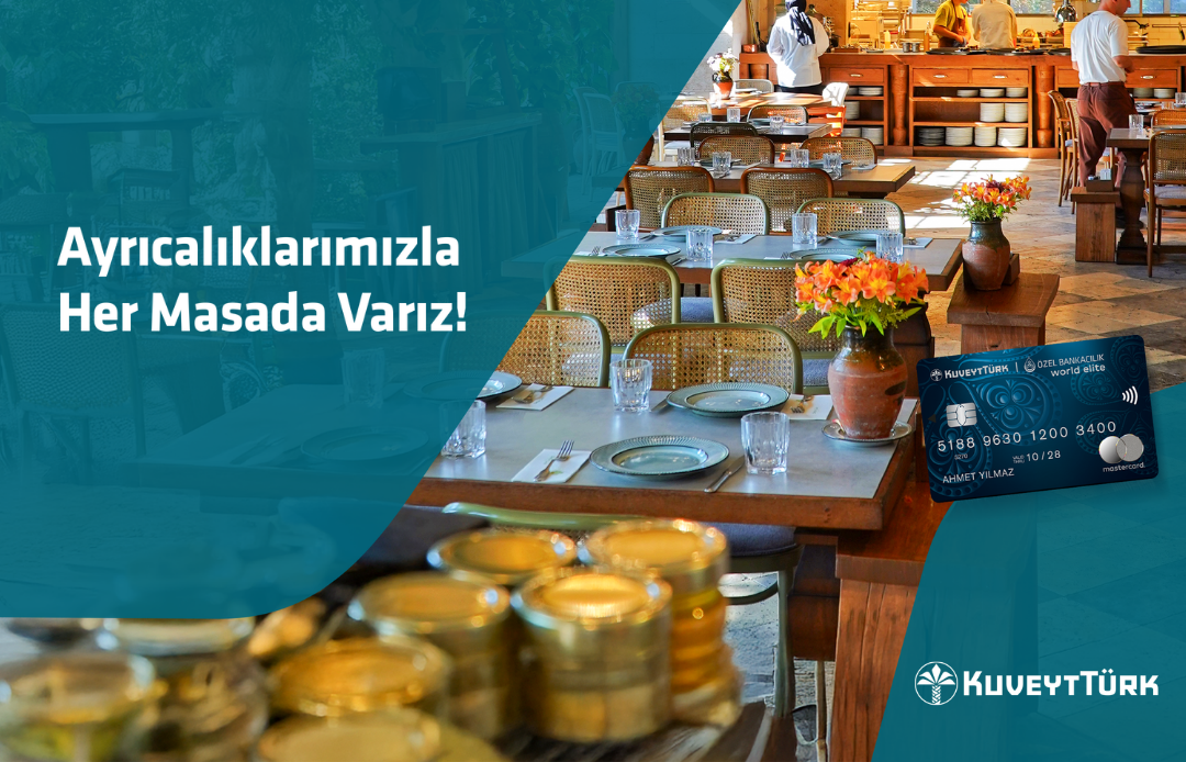 restoran ayrıcalıkları world elite kart 