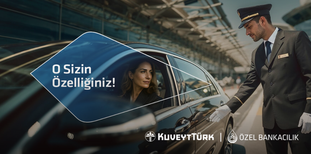 Özel bankacılığn ücretsiz otopark ve vale hizmetinden yararlanan kadın
