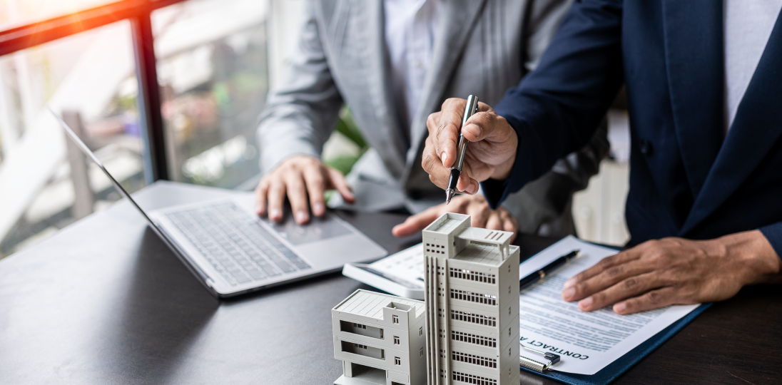 two people working on the corporate company