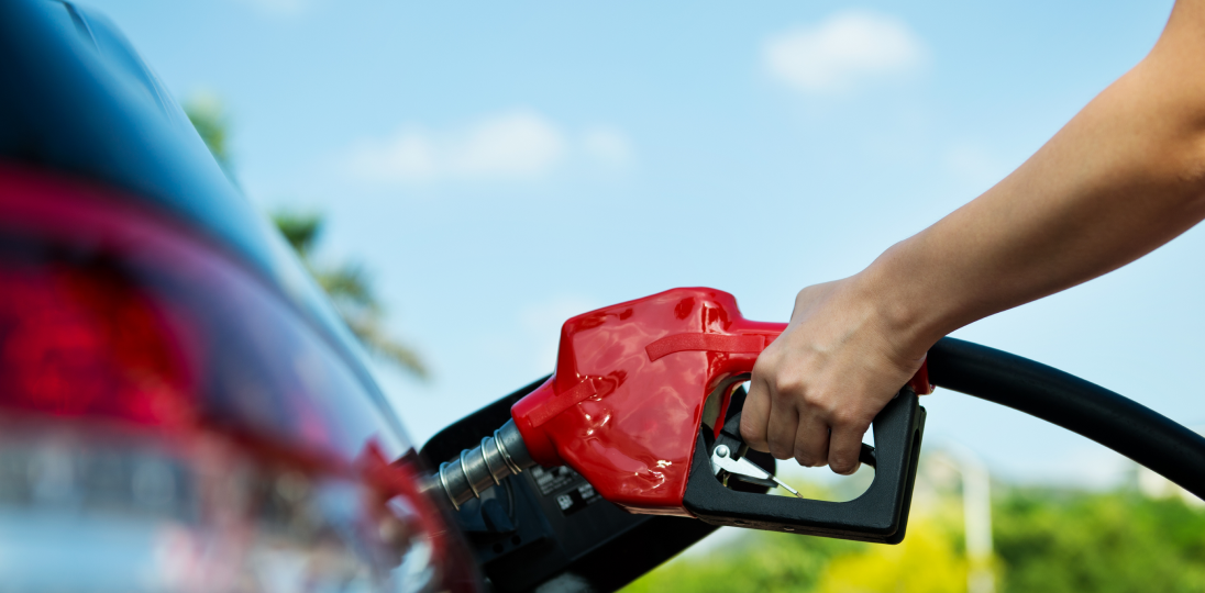 vehicle while filling with fuel