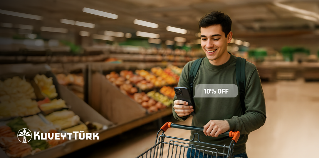 10% discount on grocery shopping!