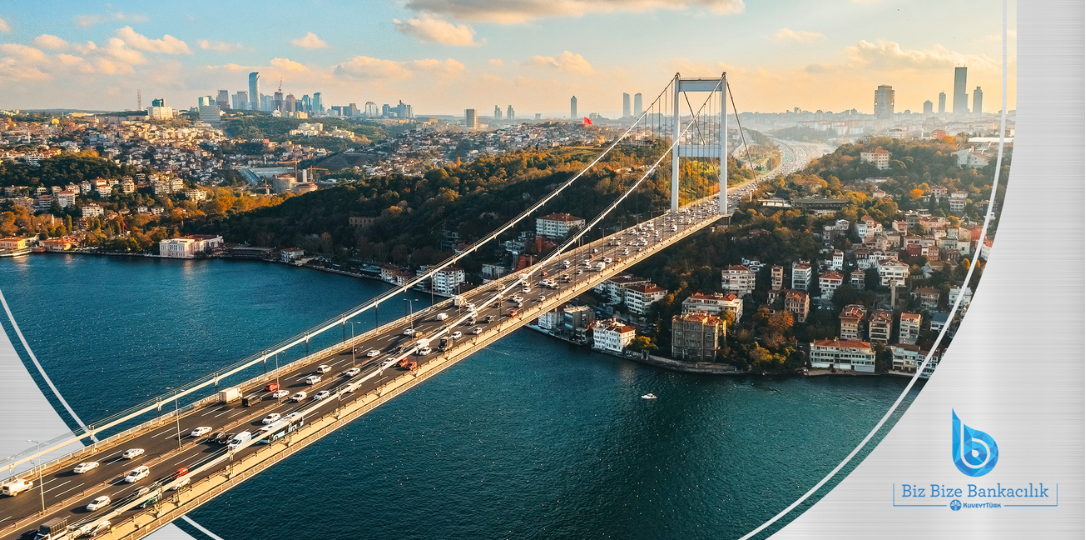 crossing the bridge on the bosphorus in Istanbul