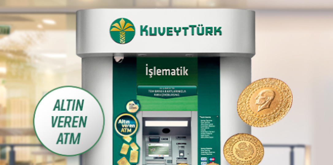 Kuveyt Türk Altın veren ATM